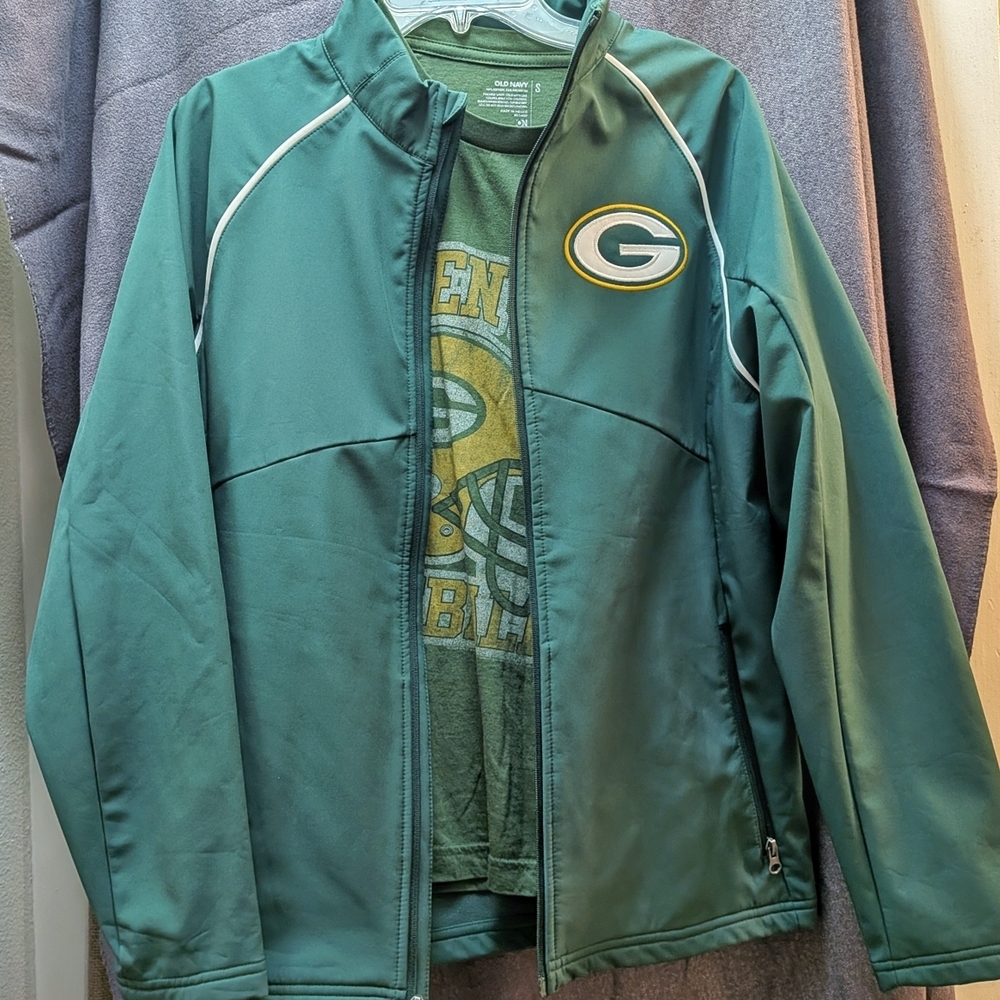 Green Bay Packers Jacket and T-Shirt Set